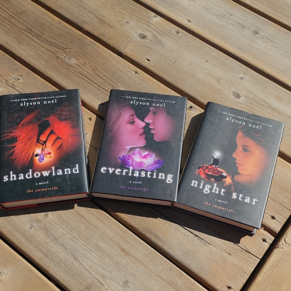 Alyson Noel Immortals Trilogy Set Everlasting Shadowland Night Star Books